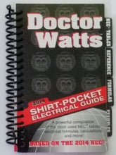 Load image into Gallery viewer, Doctor Watts 2014 Shirt-Pocket Electrical Guide
