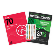 2023 Master Electrician Study Guide & National Electrical Code Combo with Tabs
