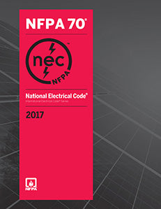 NFPA 70: National Electrical Code (NEC) Softbound, 2017 Edition