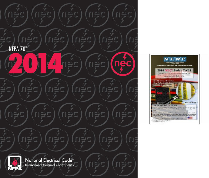 NFPA 70: National Electrical Code (NEC) Softbound, 2014 Edition with Tabs