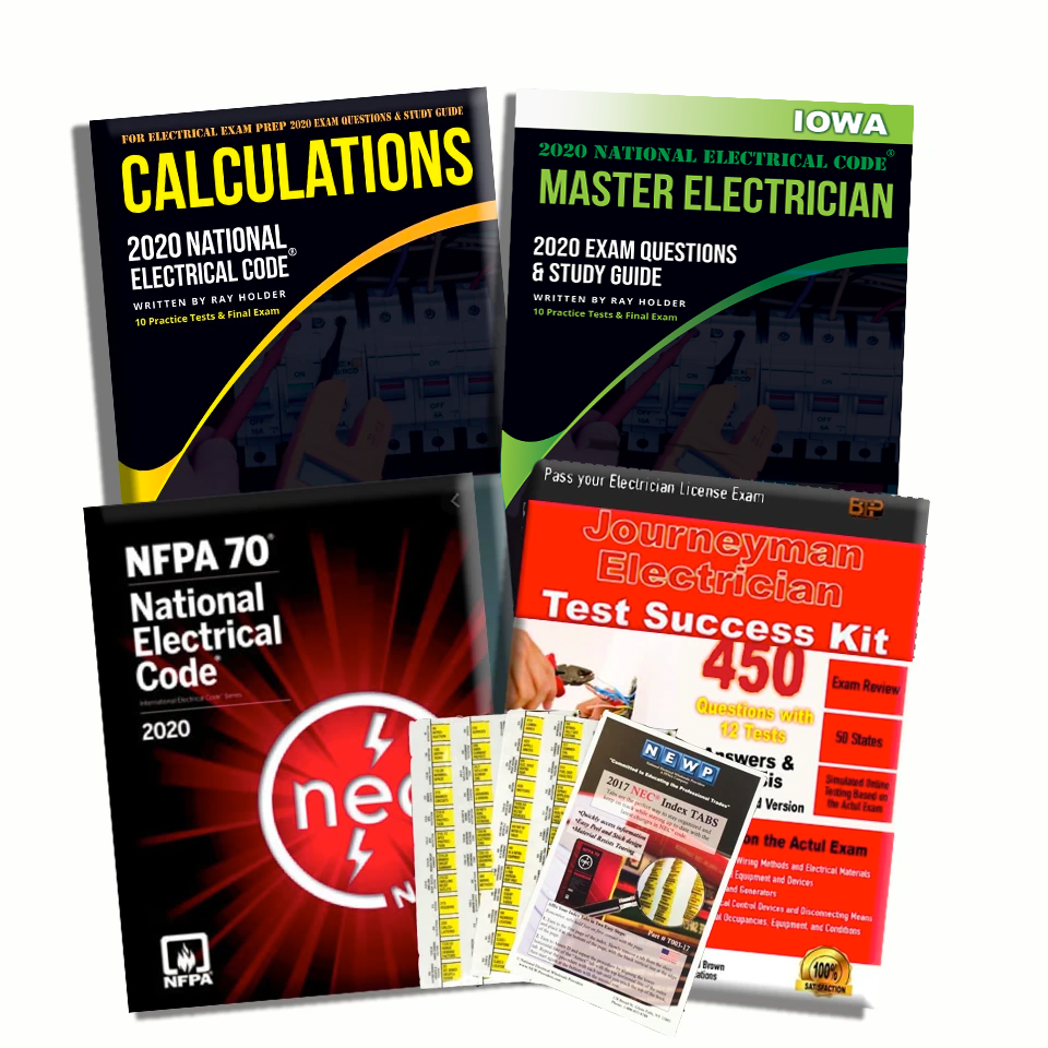 Iowa 2020 Complete Master Electrician Book Package