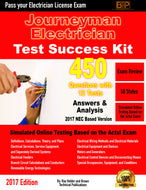 2017 Journeyman Electrician Exam Questions and Study Guide - Online Test Success Kit