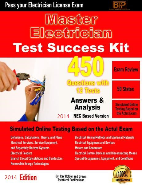 2014 Master Electrician Exam Questions and Study Guide - Online Test Success Kit