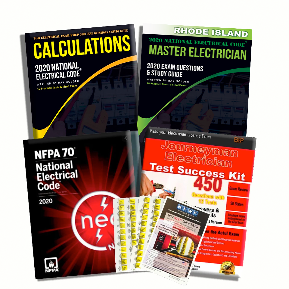 Rhode Island 2020 Complete Master Electrician Book Package