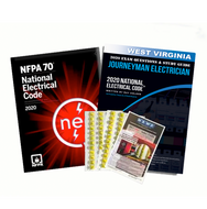 West Virginia 2020 Journeyman Electrician Study Guide & National Electrical Code Combo with Tabs